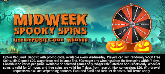 Midweek Spooky Wheel