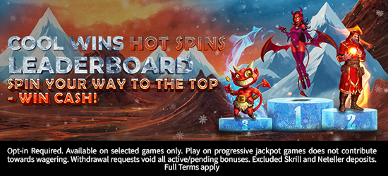 Hot Spins, Cool Wins Leaderboard 