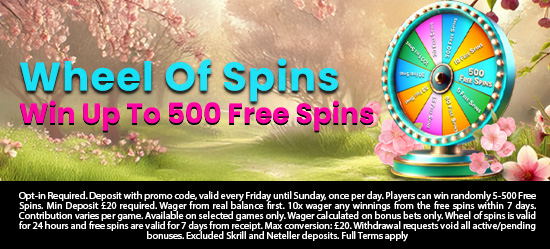 Weekend Wheel Of Spins