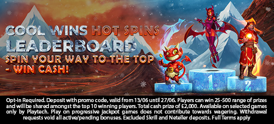 Hot Spins, Cool Wins Leaderboard 